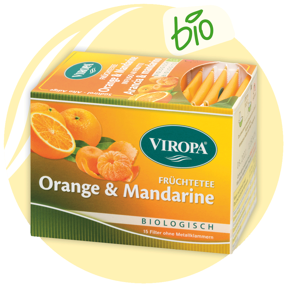 Viropa Orange und Mandarine Tee