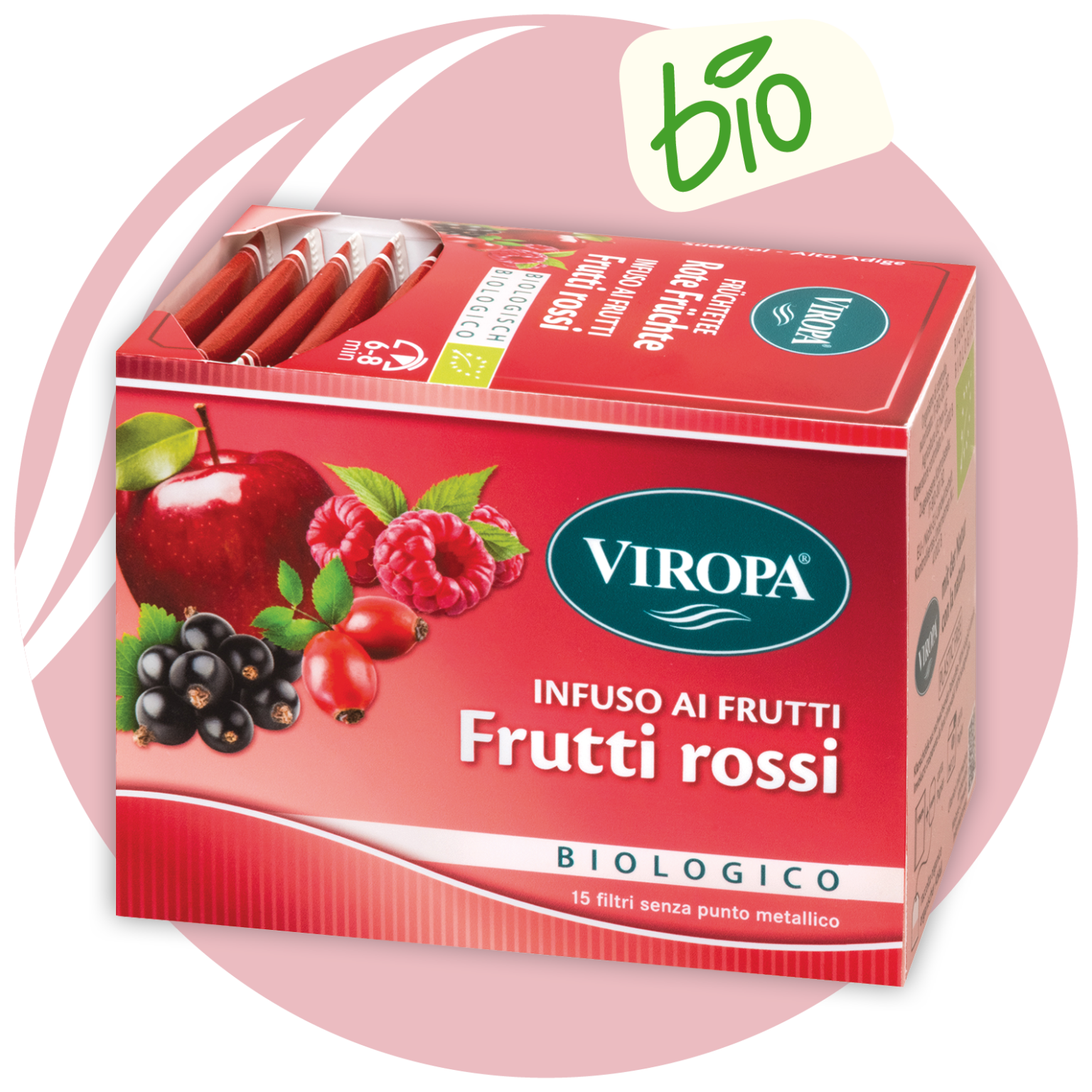 Tee aus Südtirol. Biologisch. Rote früchte