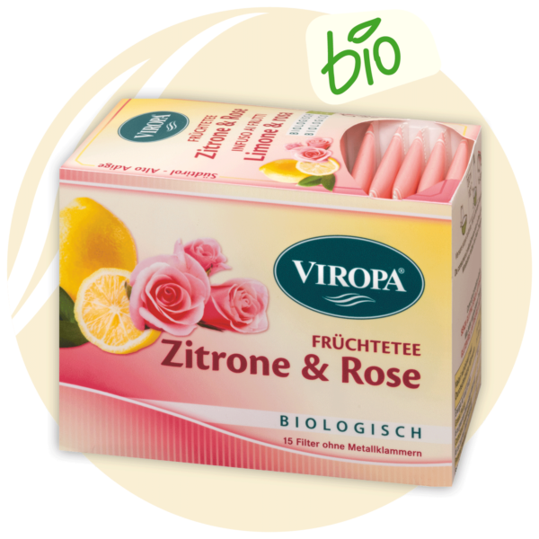 Tee aus Südtirol. Biologisch. Zitrone und Rose