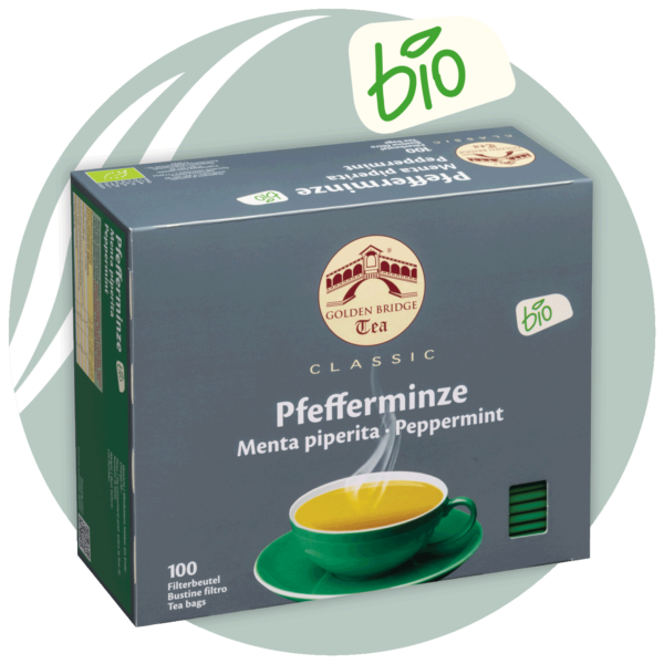Pfefferminze Tee von Golden Bridge Tea Südtirol