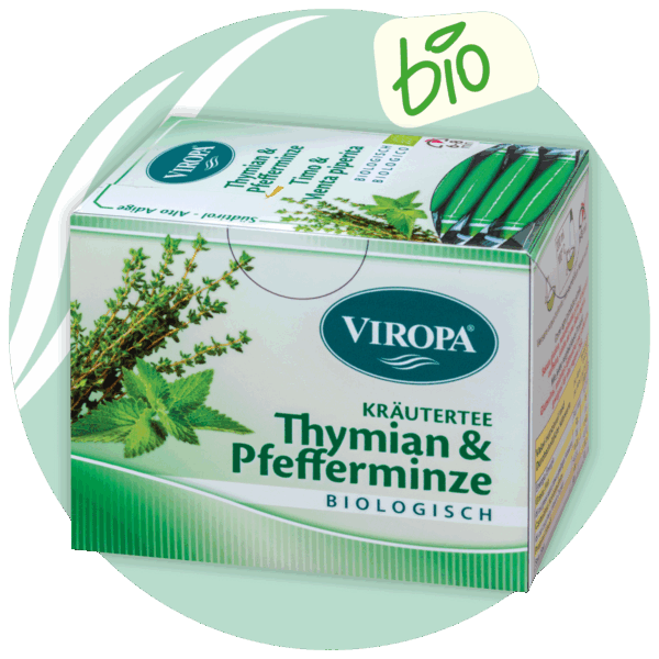 Thymian und Pfefferminze
