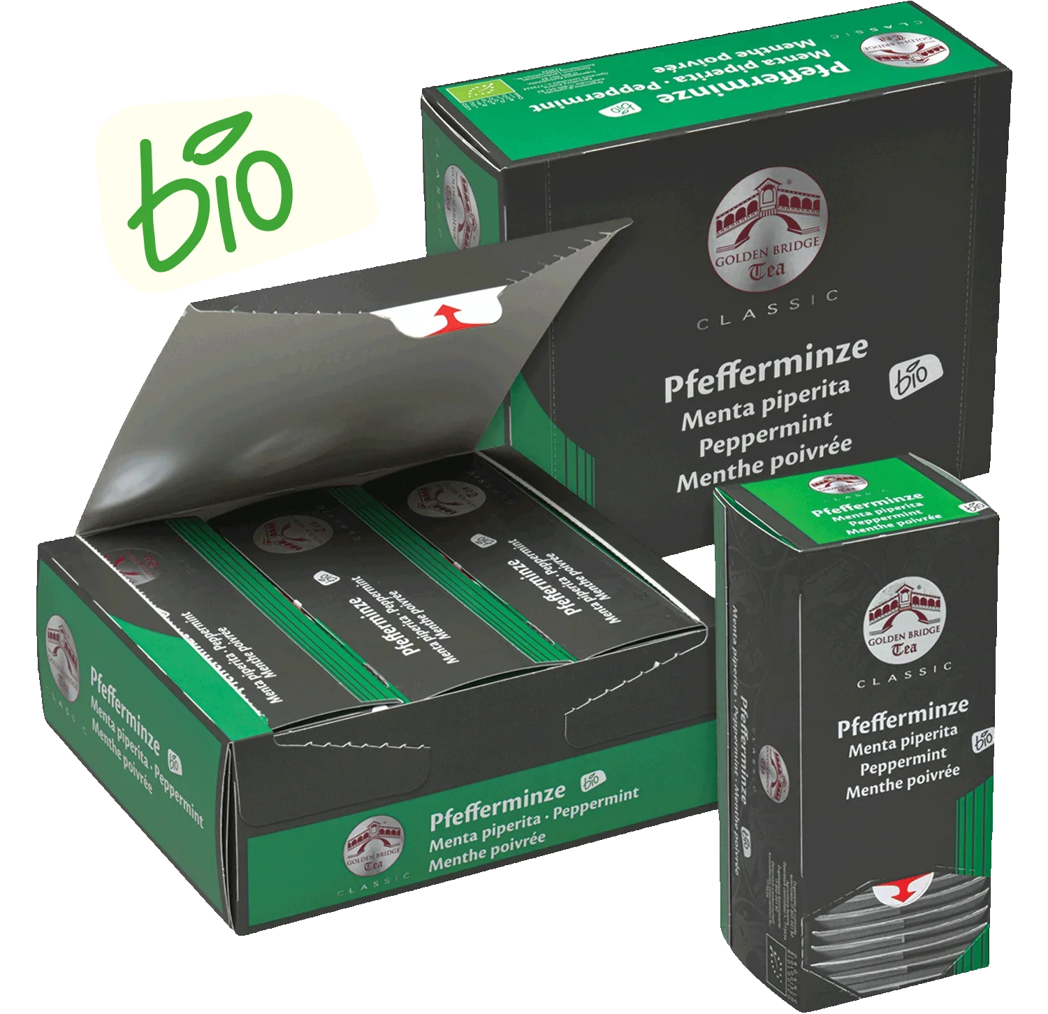 Classic Linien von Golden Bridge Tee für die Gastronomie